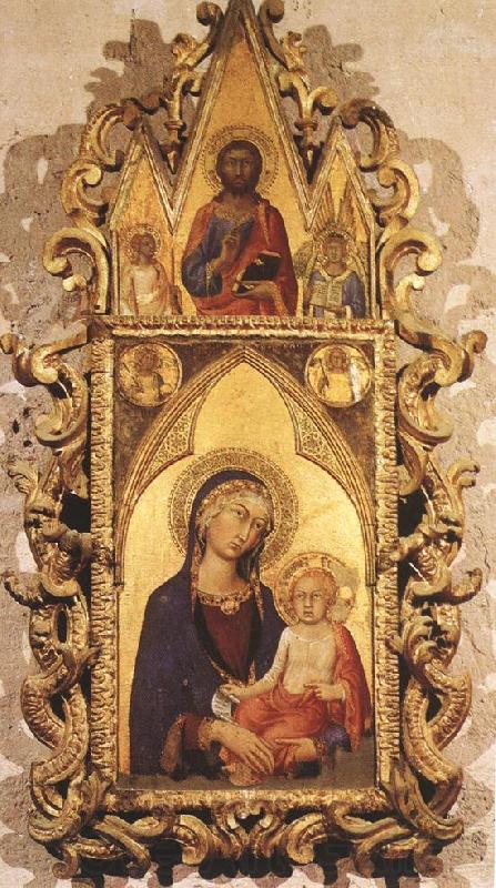 Simone Martini Madonna and Child with Angels and the Saviour France oil painting art